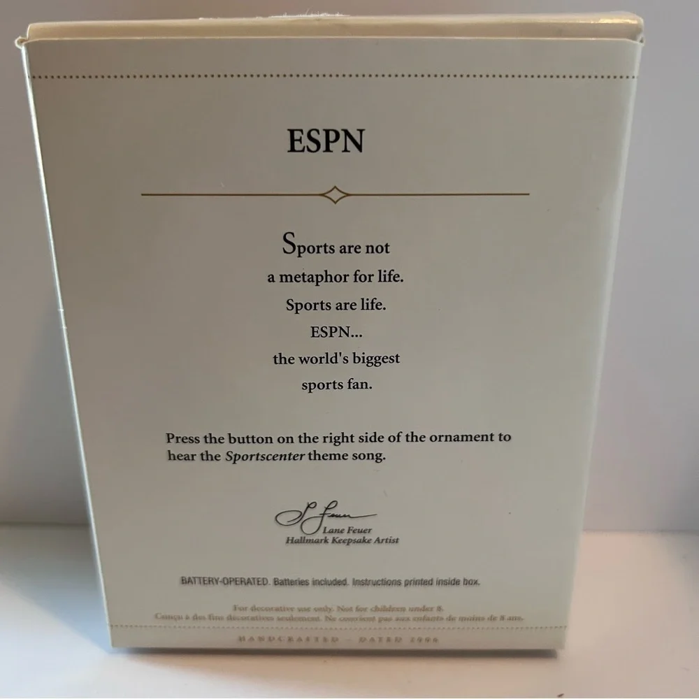 Hallmark Keepsake ESPN 2006 Ornament